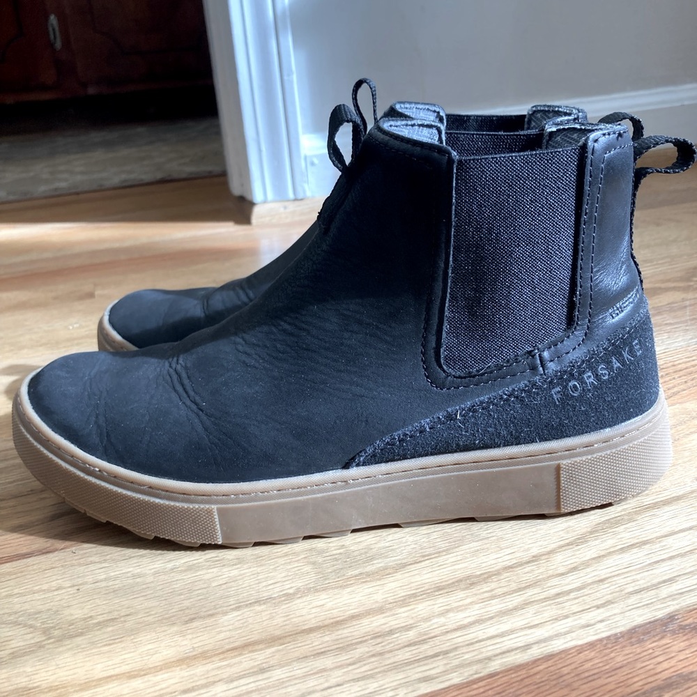 FORSAKE brand Lucie Chelsea boot. Waterproof. Black. Size 7.5